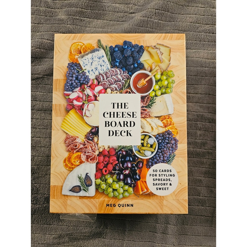 The Cheese Board Deck by Meg Quinn 50 Cards for Styling Spreads Savory & Sweet